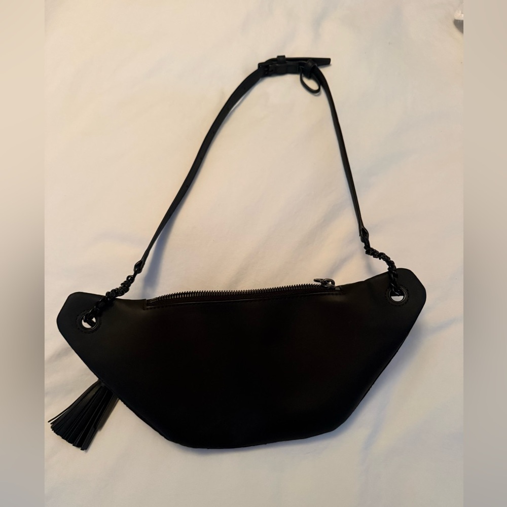 Tory Burch Black Quilted Crossbody Bag - Picture 9 of 9